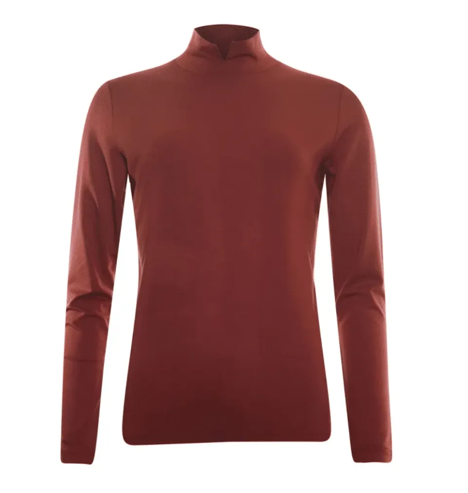 Roberto Sarto Coll dames turtle shirt viscose roest