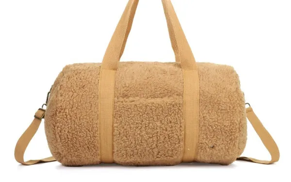 Amiek Portillo weekendtas camel vegan leer