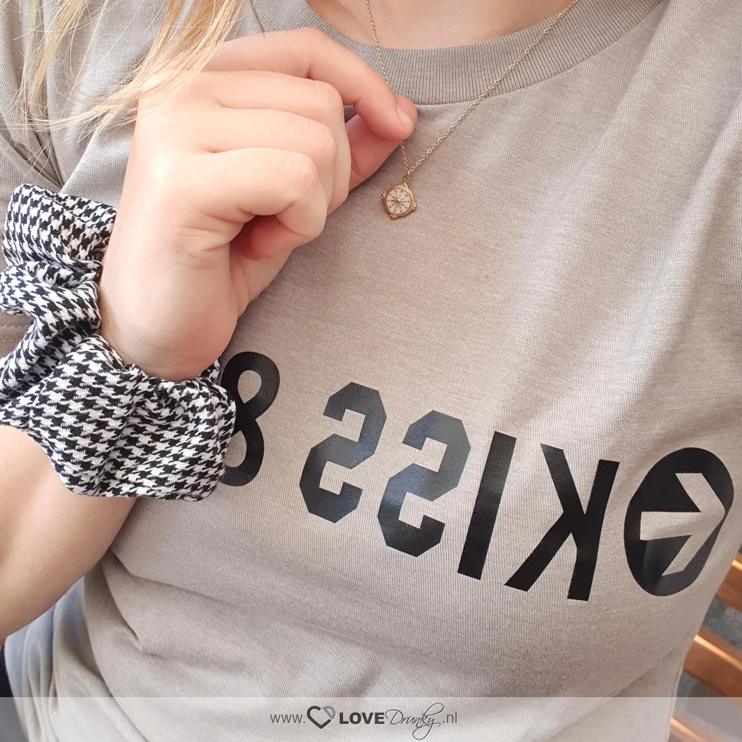 LOVEDRUNKY Leading Star ketting goud lila ster