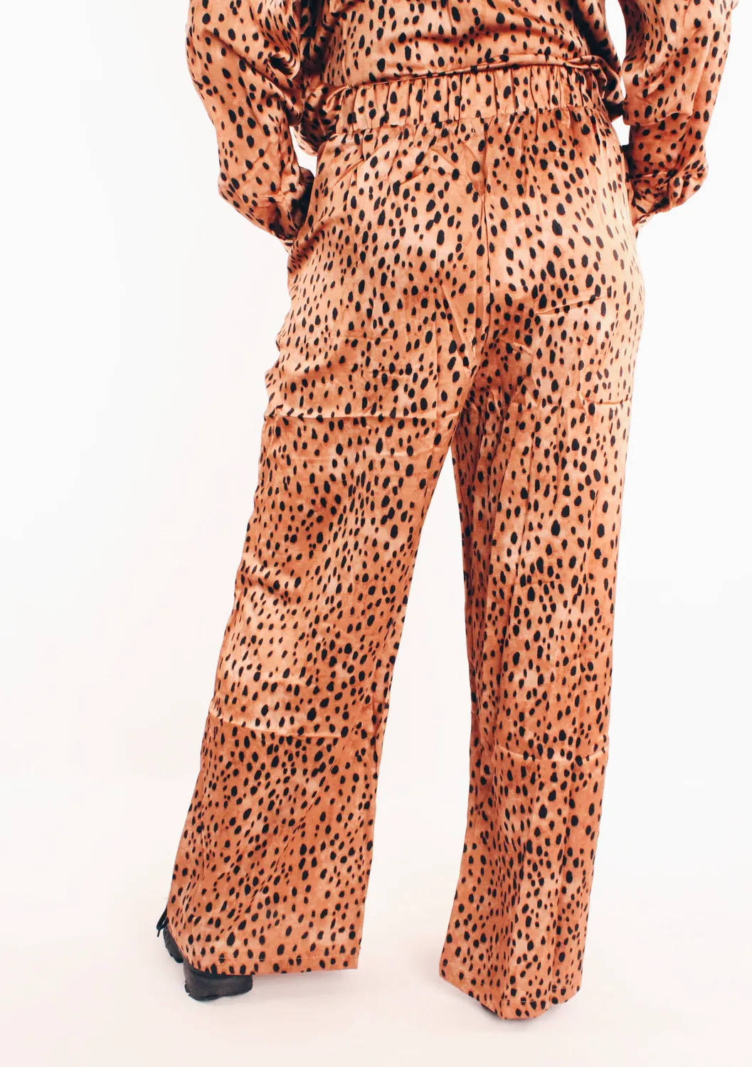 Lovedrunky Cheetah Dots Broek Bruin Animalprint