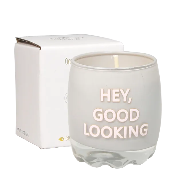 Amiek Hey Good Looking geurkaars amber 20 uur