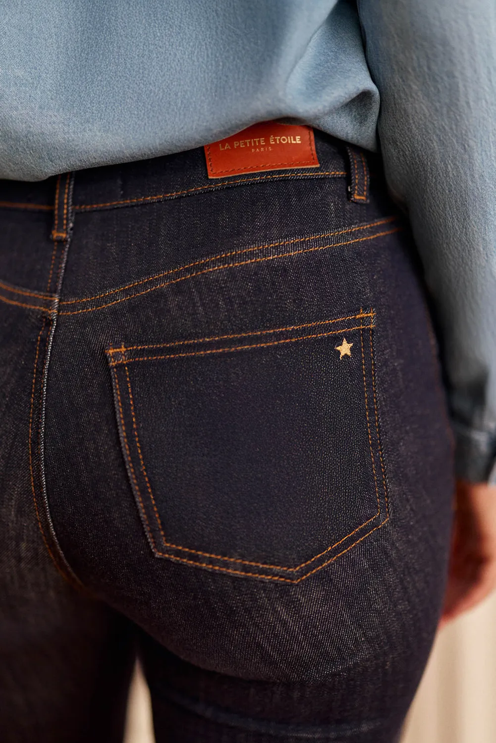 La Petite Etoile Lancelot flare jeans brut high waist
