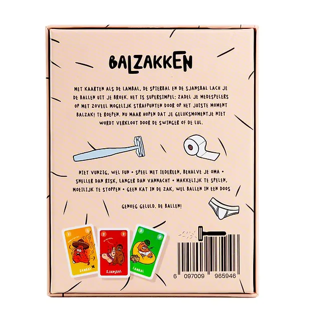 Amiek Balzakken kaartspel gezelschapsspel